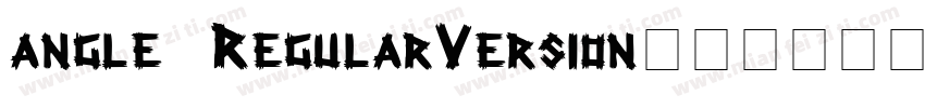 angle RegularVersion字体转换